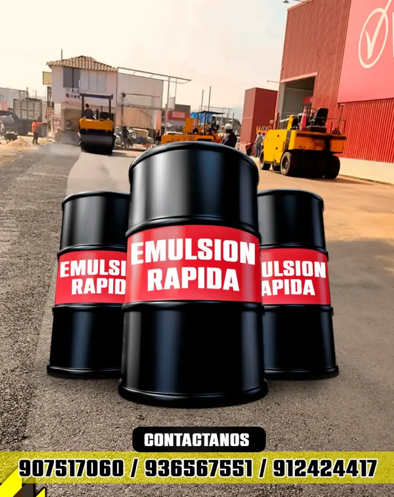 Venta de Emulsion Asfaltica de Rotura RAPIDA en Lima