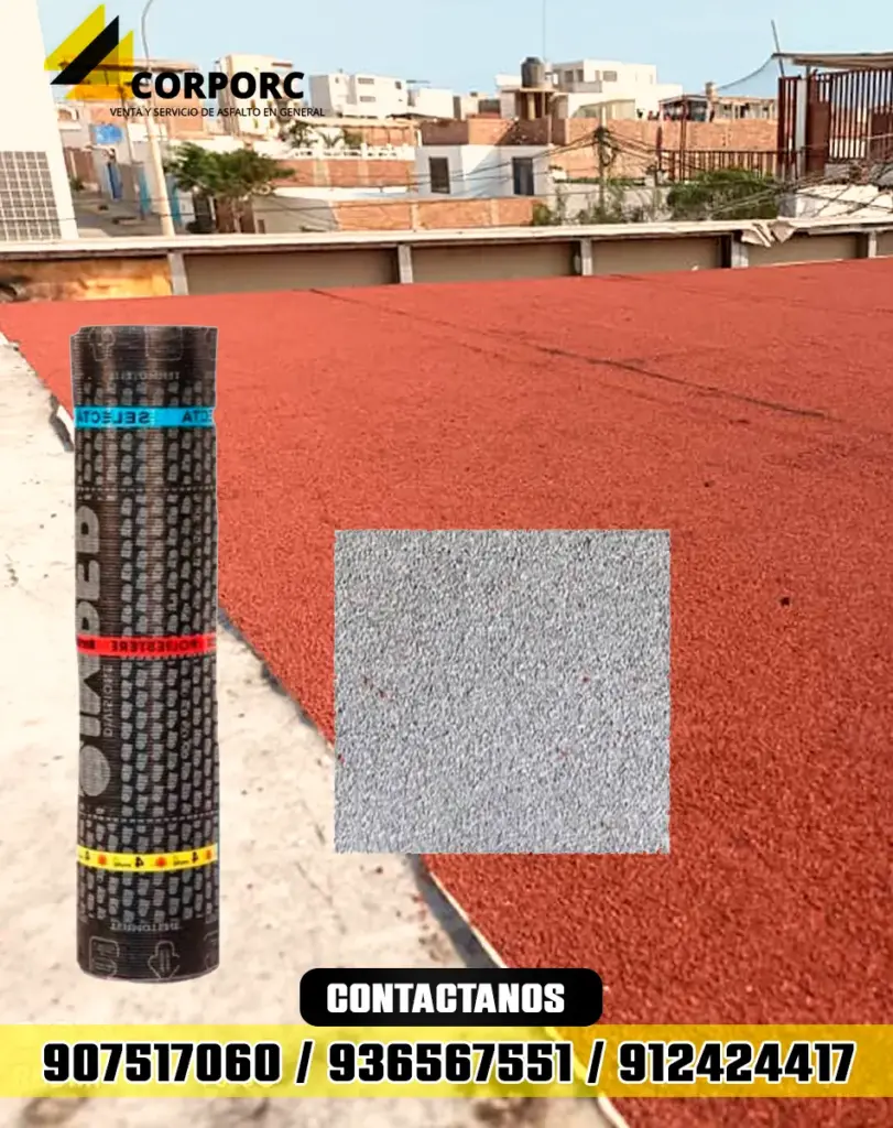 Venta de Manto Asfaltico Gravillado en Lima